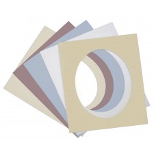 30x30cm Oval Photo Mount